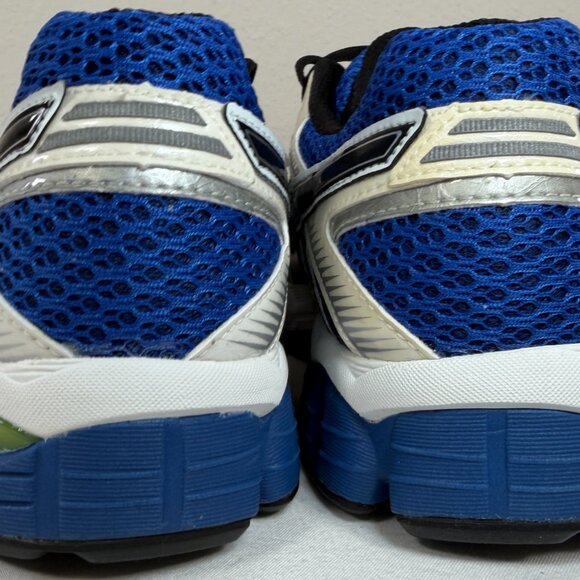 NEW ASICS GEL-Flux Running Shoes White Black Royal Blue Size 9.5 (T3D4N-0190) - Picture 6 of 16